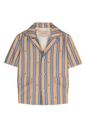 Multicolor cotton shirt GUCCI KIDS | 721977XWAV07782